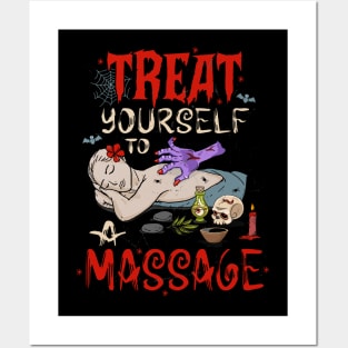 Funny Massage Treat Yourself To A Massage Posters and Art